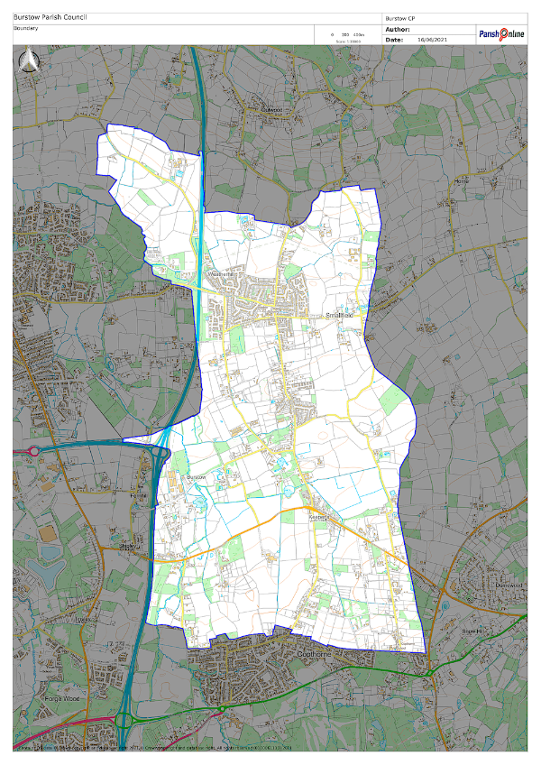 Burstow Parish Map