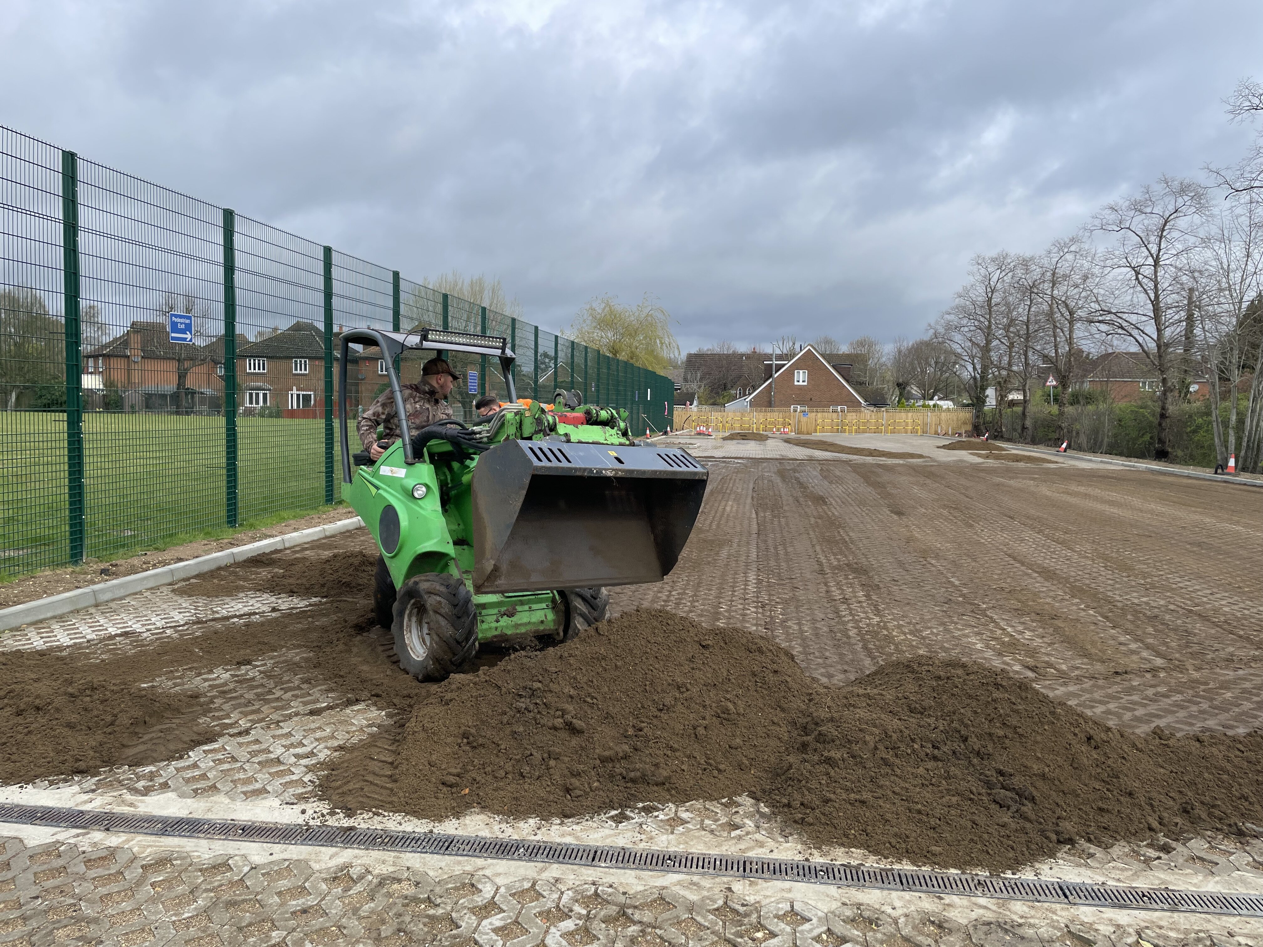 Redehall Car Park Construction