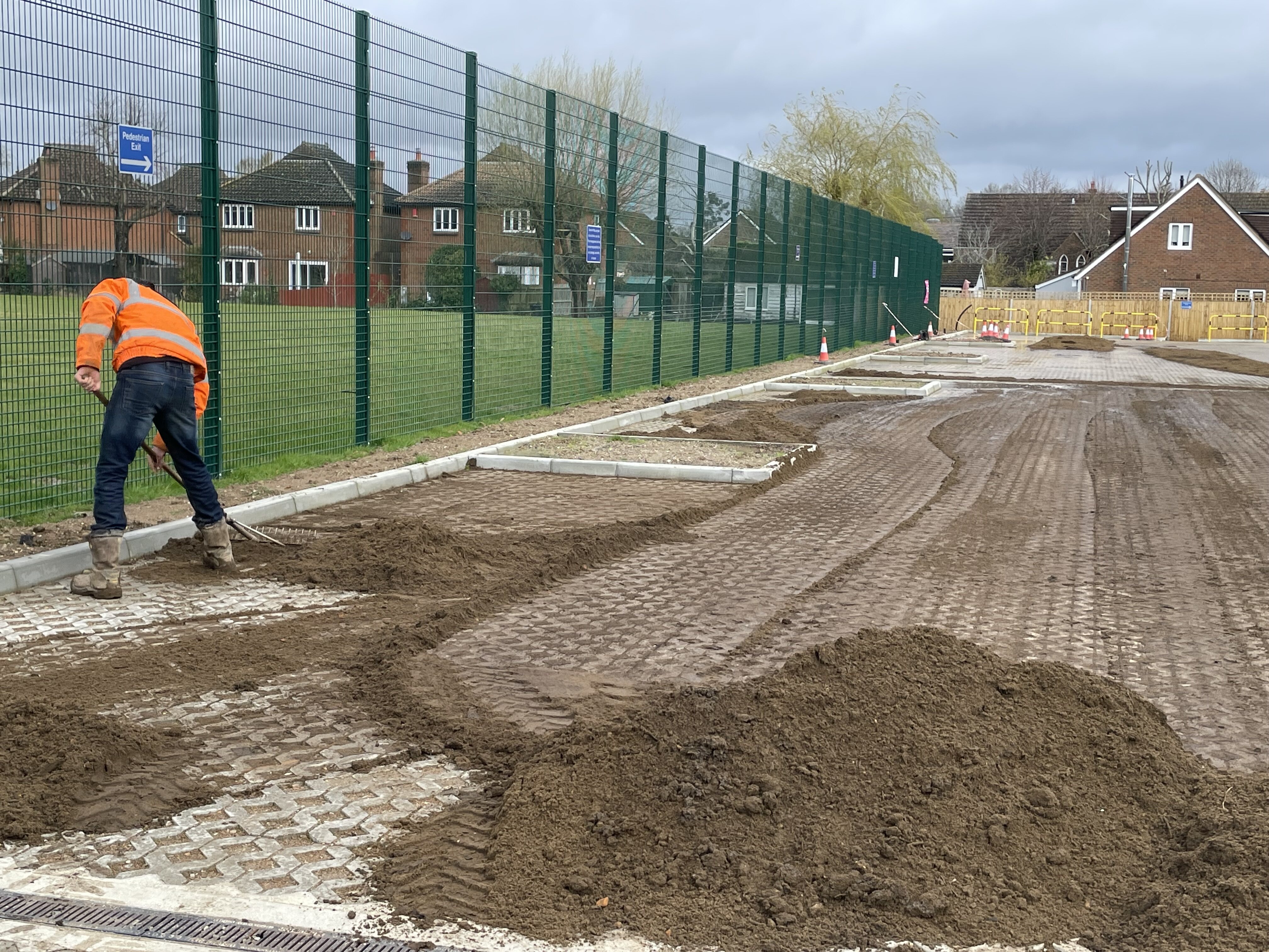 Redehall Car Park Construction