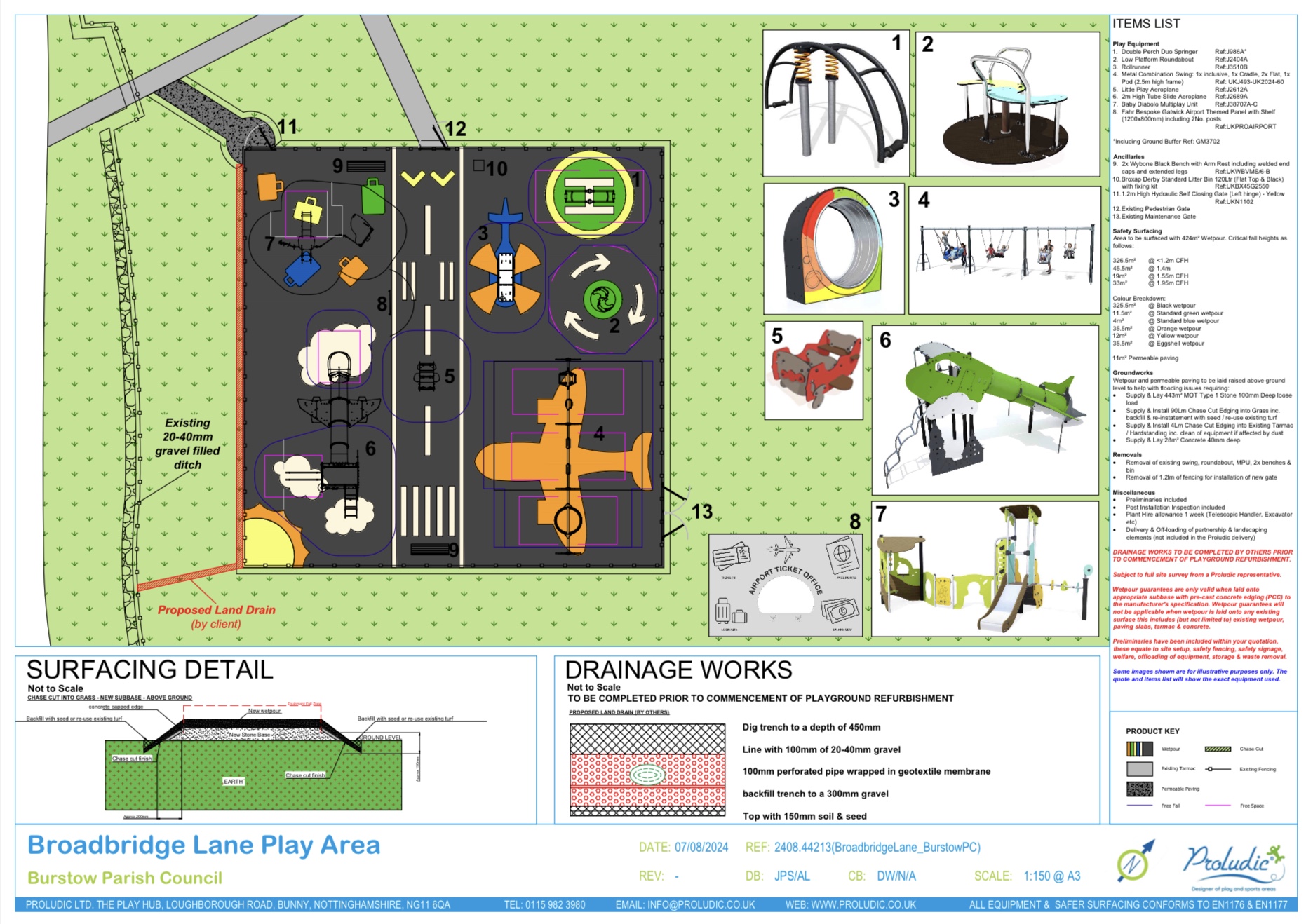 New playground equipment Broadbridge Lane